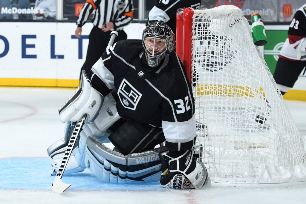 Jonathan Quick #32 de los Kings de Los Ángeles